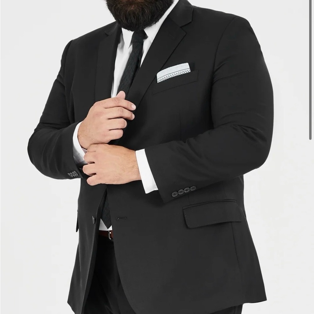 Elegant Men's Black Suit by James by Ico